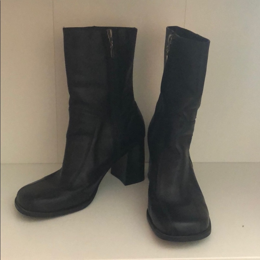 Harley Davidson leather ankle boots